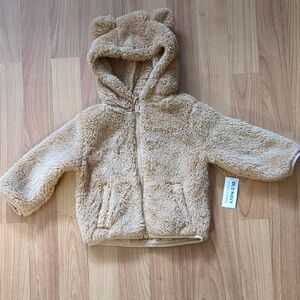 Old Navy Tan Teddy Bear Hoodie